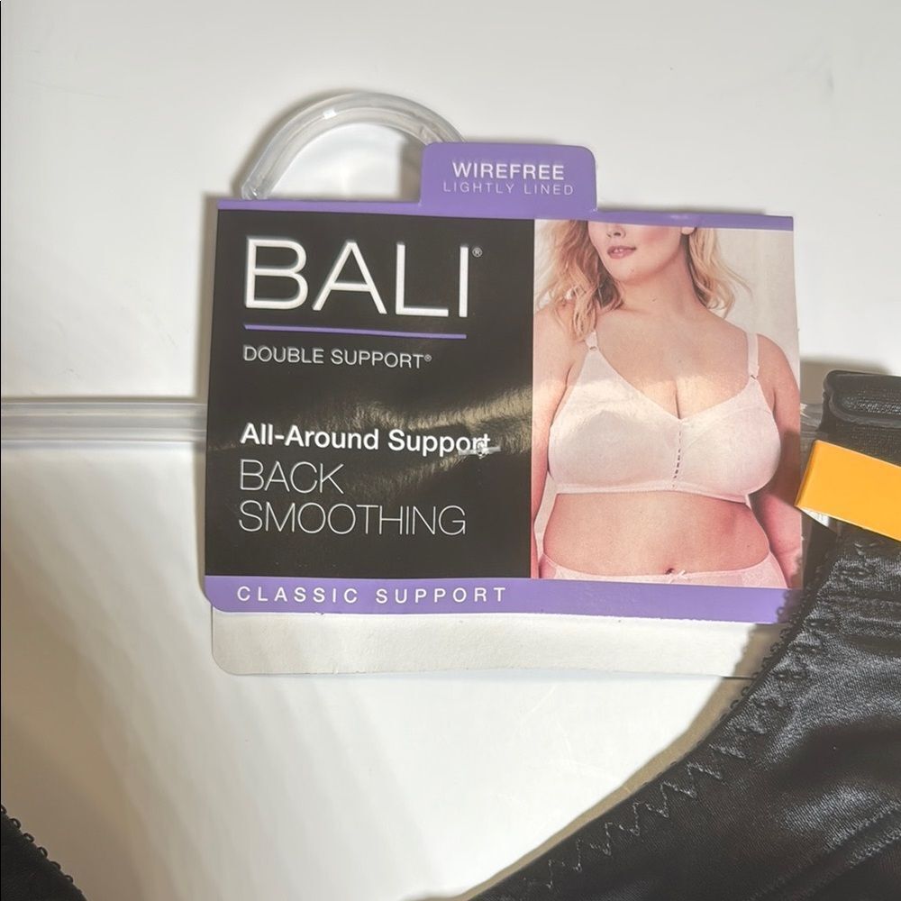 Bali Double Support Bra in Black